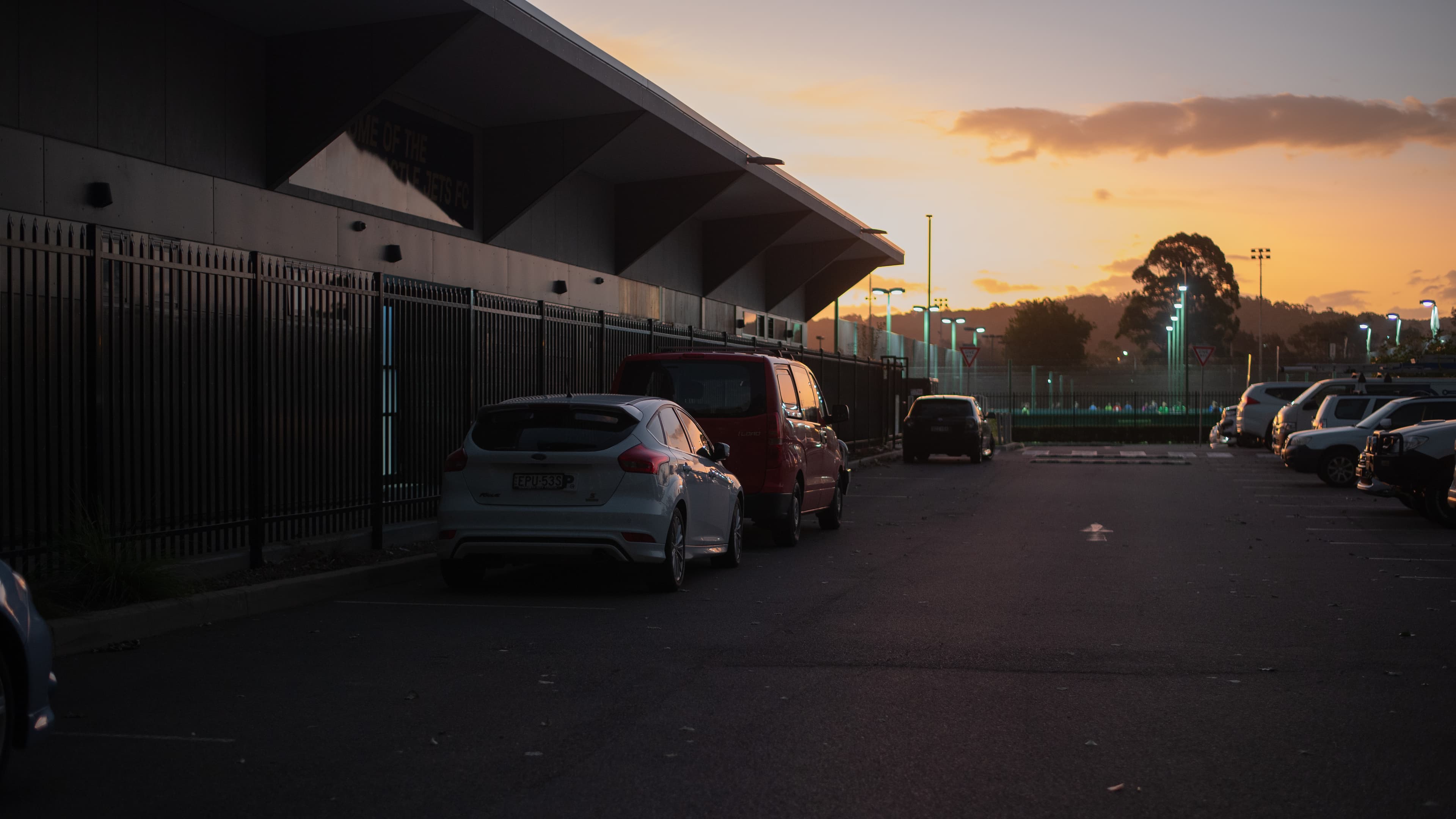 View from the car park