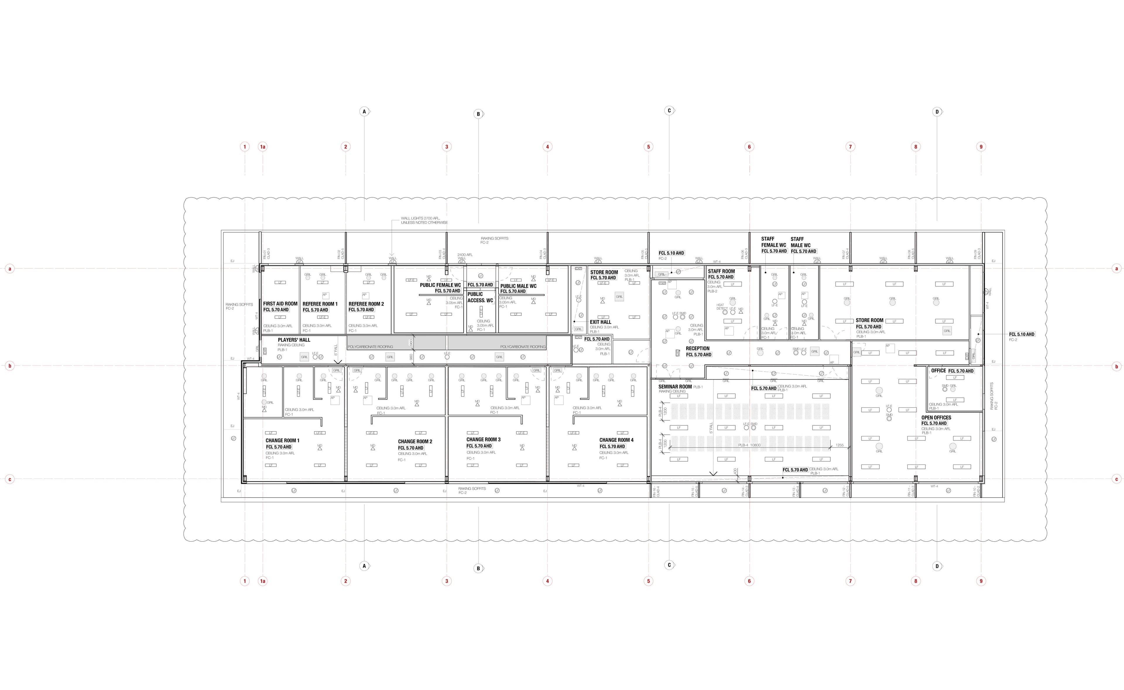 Reflected Ground Floor Ceiling Plan