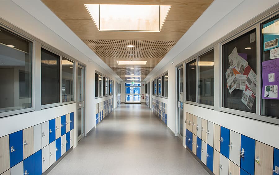 BTAC New primary school hall way