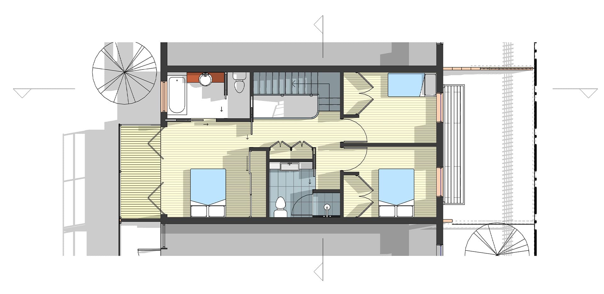 Concept 1 Upper Floor Plan