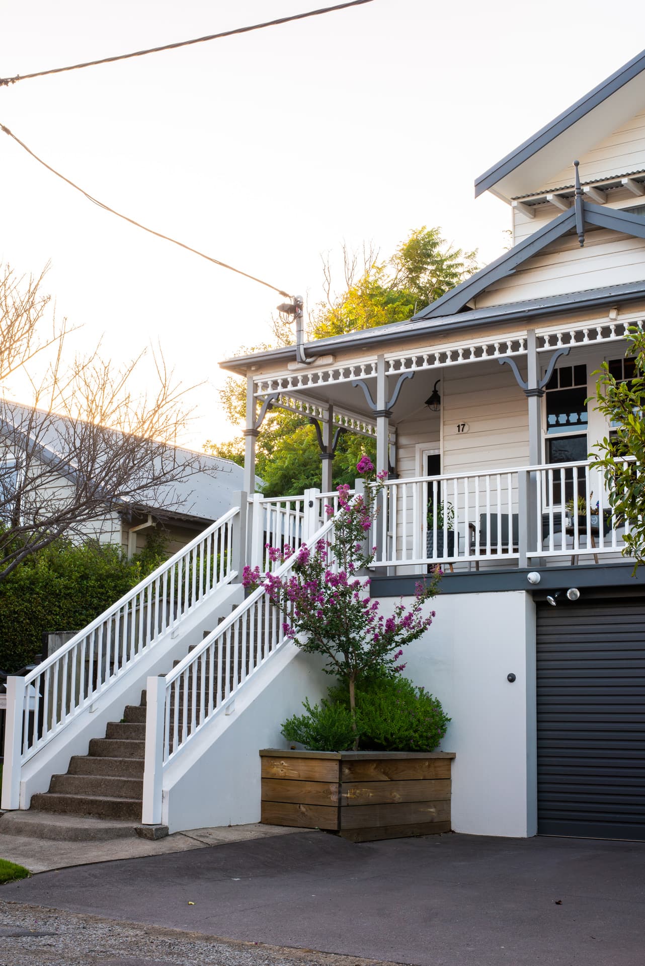 Front entry porch refreshed