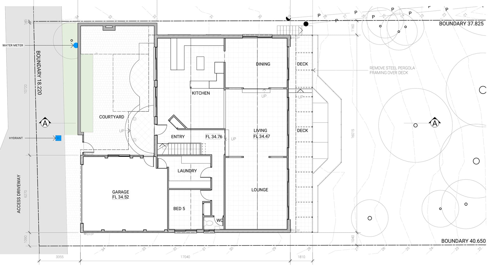 Existing Main Floor Plan