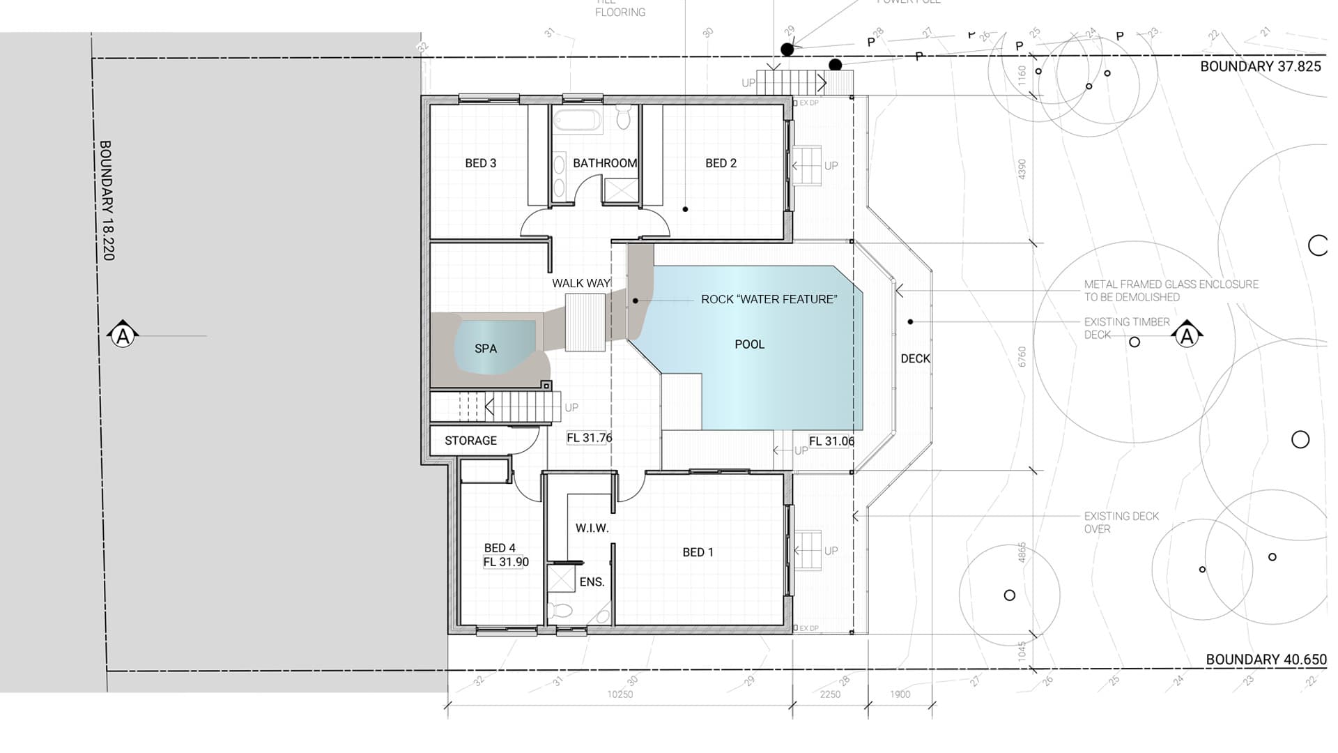 Existing Lower Floor Plan